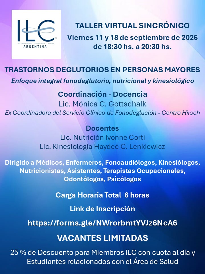 Trastornos Deglutorios en Personas Mayores